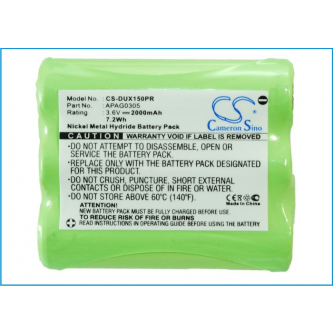 Duracom I9XTP150 / APAG0305 2000 mAh Ni-MH 3,6 V (Cameron Sino)