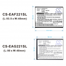 Bateria zamienna do Emporia Active Glam / AK-V221-4G(V1.0) 700 mAh Li-ion 3.7 V (Cameron Sino)