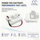 Replacement Battery for FDK / CR17450E-R 4400mAh Li-MnO2 3V (Cameron Sino)