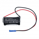 Replacement battery for FDK CR2/3 8.L (With BERG-2P connector) 1700 mAh Li-MnO2 3 V (Cameron Sino)