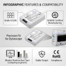 Сменный аккумулятор для монитора Fukuda Denshi DS8100 / BTO-008 2800 мАч Li-ion 14,4 В (Cameron Sino)