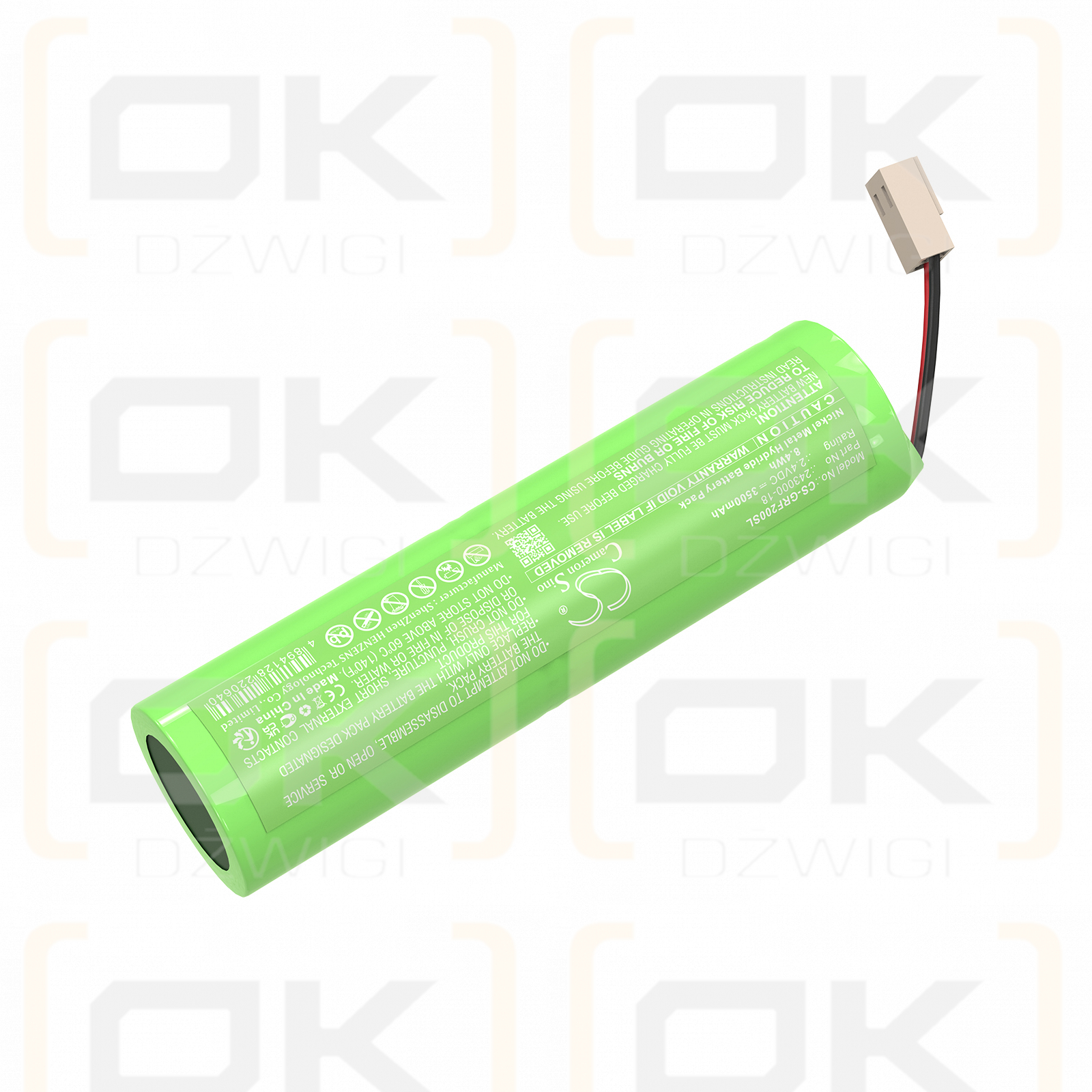 Geo-Fennel FL 200AN / 243000-18 3500mAh Ni-MH 2.4V (Cameron Sino)
