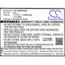 Ersatzakku für Highscreen Bay / Bay 2950 mAh Li-Ion 3,8 V (Cameron Sino)