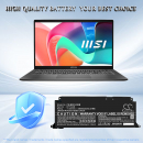 Replacement Battery for MSI Modern 14 / BTY-M4B 3850 mAh Li-Polymer 11.55 V (Cameron Sino)