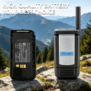 Batería de repuesto para Motorola XTS4000 / NNTN6944, 630 mAh, iones de litio, 7,4 V (Cameron Sino)