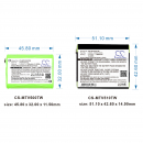 Motorola Talk About T470 / 4002A 1500 мАч Ni-MH 3,6 В (Cameron Sino)