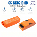 Batería de repuesto para desfibrilador Nihon Kohden Cardiolife AED2100 / NKPB-1430K 1400 mAh Li-MnO2 30 V (Cameron Sino)