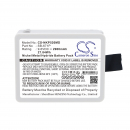 Batería de repuesto para Nihon Kohden WEP-520x / SB-671P 2900 mAh Ni-MH 9,6 V (Cameron Sino)