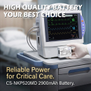 Batería de repuesto para Nihon Kohden WEP-520x / SB-671P 2900 mAh Ni-MH 9,6 V (Cameron Sino)