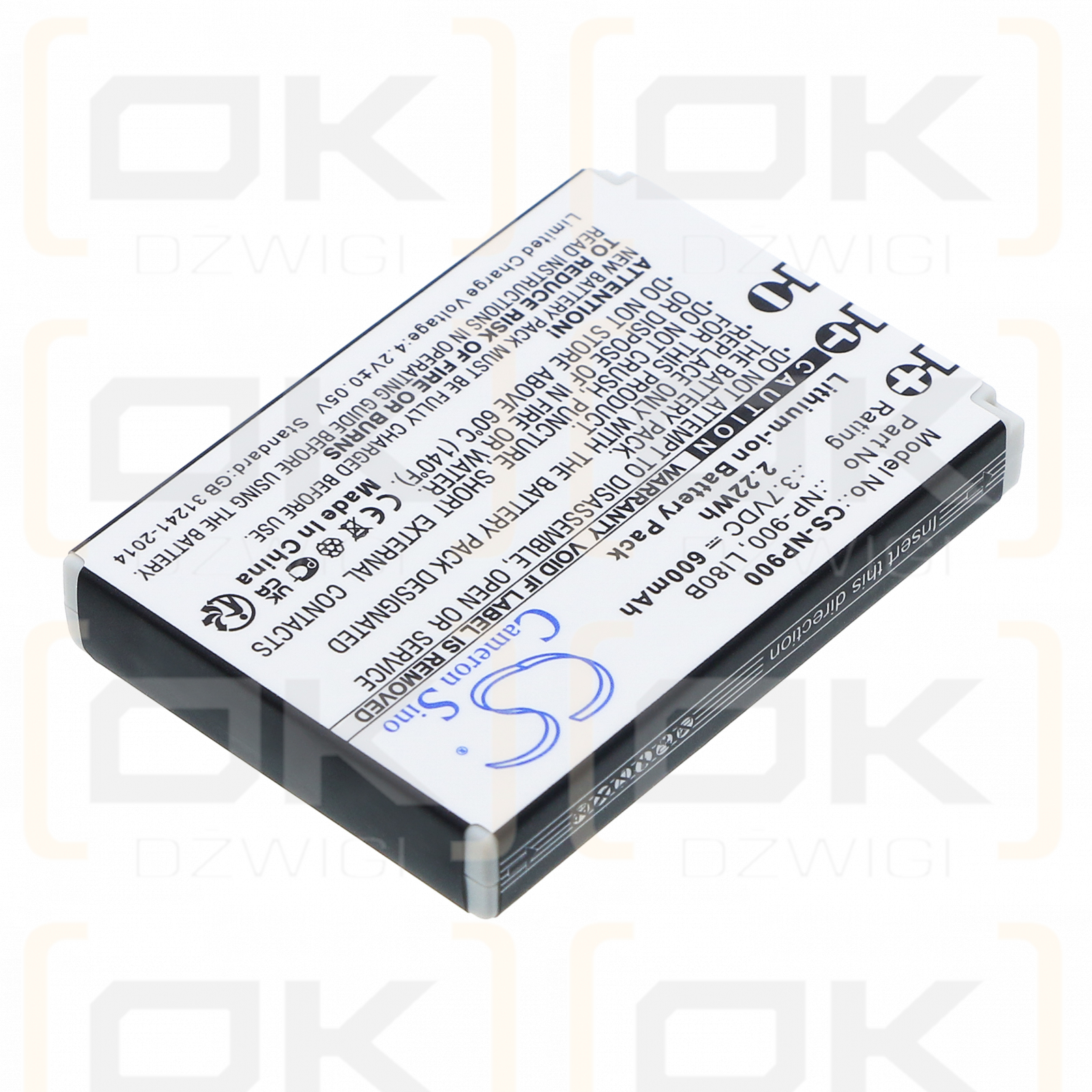 Polaroid T830A / BLi-296 600mAh Li-ion 3.7V (Cameron Sino)