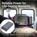 Batería de repuesto para monitor Phillips Intrepid RX / 989803202601, 5000 mAh, iones de litio, 14,8 V (Cameron Sino)