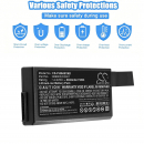 Batería de repuesto para monitor Phillips Intrepid RX / 989803202601, 5000 mAh, iones de litio, 14,8 V (Cameron Sino)