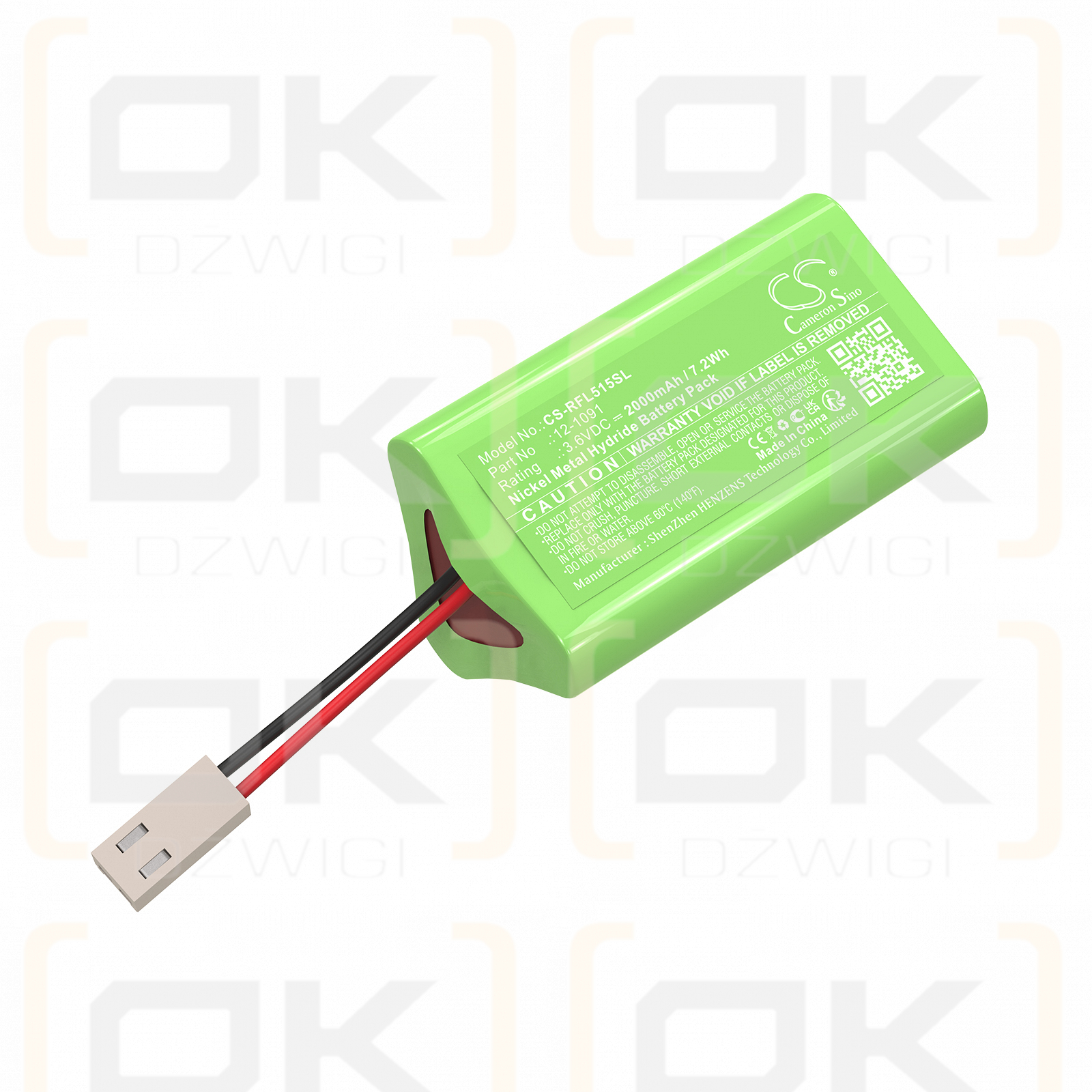 Geo-Fennel Rotationslaser EL 515 / 12-1091 2000mAh Ni-MH 3.6V (Cameron Sino)