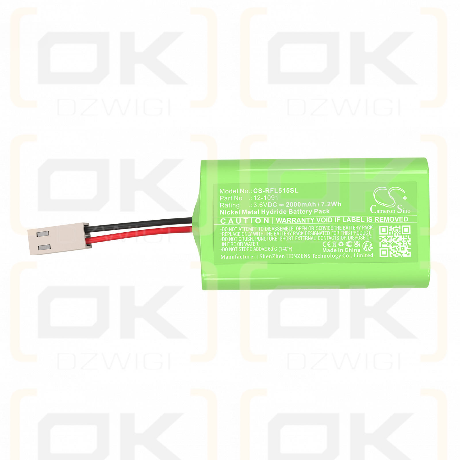Geo-Fennel Rotationslaser EL 515 / 12-1091 2000mAh Ni-MH 3.6V (Cameron Sino)