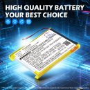 Sony NWZ-E438FBLK / 1-756-819-11 570 mAh Li-Polymer 3,7 V (Cameron Sino)