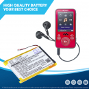 Sony NWZ-E438FBLK / 1-756-819-11 570 mAh Li-Polymer 3,7 V (Cameron Sino)