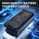 Samsung VS20C8522TW / VCA-SBT95 2500 mAh Li-ion 25.2 V (Cameron Sino)