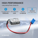 Replacement battery for Sonnenschein Sonnecell SL-350 / SL-350 1200 mAh Li-SOCl2 3.6 V (Cameron Sino)