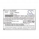 Feitian F20 Smart POS / 2ICP4/55/58 2500 mAh Li-ion 7.6 V (Cameron Sino)