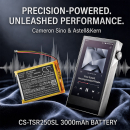 Batería de repuesto para Astell&Kern SR35 / PL685065, 3000 mAh, polímero de litio, 3,7 V (Cameron Sino).