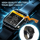 Ersatzakku für Ticwatch C2 / SP502626SF 400mAh Li-Polymer 3,85V (Cameron Sino)