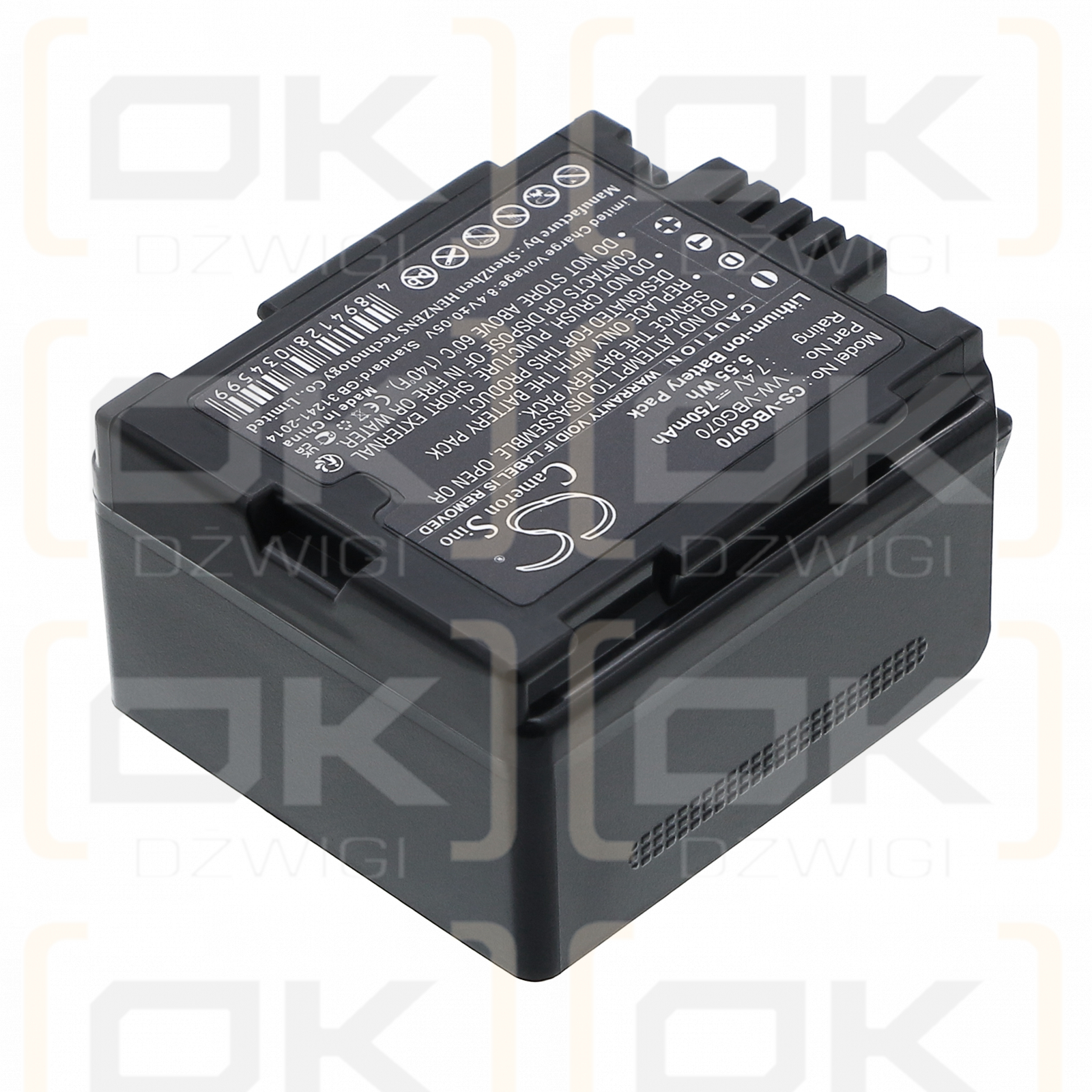 Panasonic HDC-SD700 / VW-VBG070 750mAh Li-ion 7.4V (Cameron Sino)