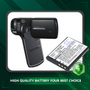 Replacement Battery for Panasonic HX-DC3W / VW-VBX070 740 mAh Li-ion 3.7 V (Cameron Sino)
