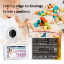 VTech VM991 PU Wi-Fi HD Video Monitor / AHB404860 1500mAh Li-Polymer 3.7V (Cameron Sino)