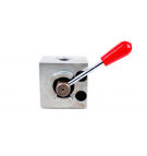 1/2 "3-way valve closed in middle position