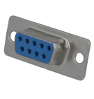 D-SUB 9pin Buchse am Kabel angelötet