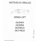 Operating manual for Denka Lift - DK25