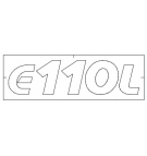 Naklejka Epsilon E110L