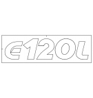 Naklejka Epsilon E120L