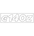 Naklejka Epsilon E140Z