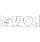 Naklejka Epsilon E190L