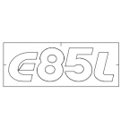 Naklejka Epsilon E85L