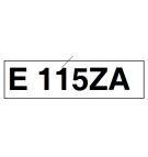 Naklejka Epsilon E115Z-ZA