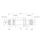 Złącze obrotowe Krüger M36x2.0 - 28L M36x2.0 - 28L