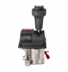 Pneumatic joystick 3-position G1/8'' 10bar, bottom connections