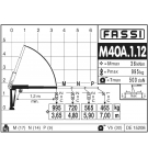 Гидравлический кран FASSI M40A.1.12