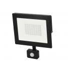 Naświetlacz, Lampa LED SMD 230V 50W 4000K 4280LM IP65 CZARNY Z CZUJNIKIEM RUCHU