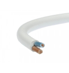 Cable redondo OMY, trenzado Cu 2x0,75mm2 PVC negro 300V, Clase: 5