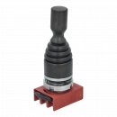 Joystick, 4 Positionen, Manipulator aus Metall mit Federrückstellung (184721)