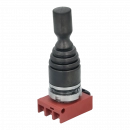 Joystick, 4 Positionen, Manipulator aus Metall mit Federrückstellung (184721)