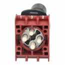 Joystick, 4 Positionen, Manipulator aus Metall mit Federrückstellung (184721)