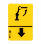 Pictogram of the fassy arm control function