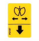 Pictogram of the gripper function