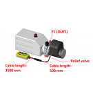 Binotto 12V Power pack generator, 11 L tank, 2.5 kW engine with remote control, 3.1 l/min pump