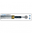 PYTHON SUPER 8 C rope, diameter 18mm, rope class 2160, MBL 297kN