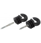 Rundisolator mit Schraube Fi 6 für Holz ROYAL FARM (im 25er-Set erhältlich)